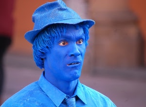 cappello, occhi, blu, cravatta, camicia, bocca, azzurro, naso, capelli, uomo, dipinto, viso, maschera